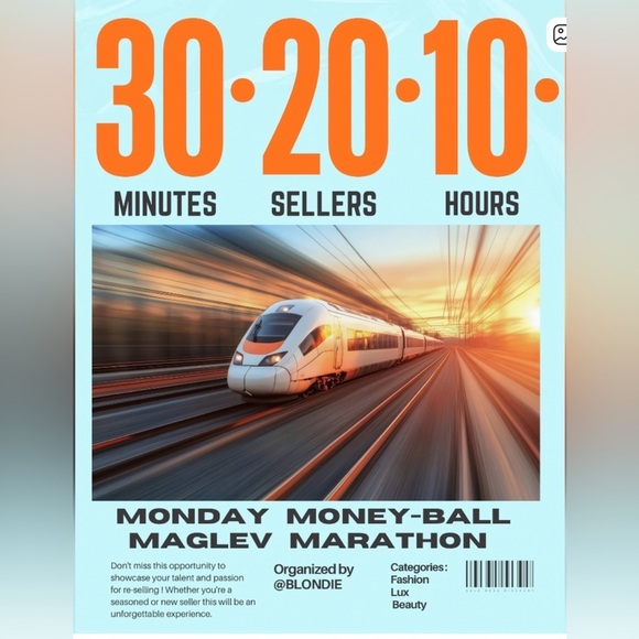 3/16 Train Show! Join Me! Monday Moneyball 🚂 Marathon 30 20 10 Train! 5-6pm EST